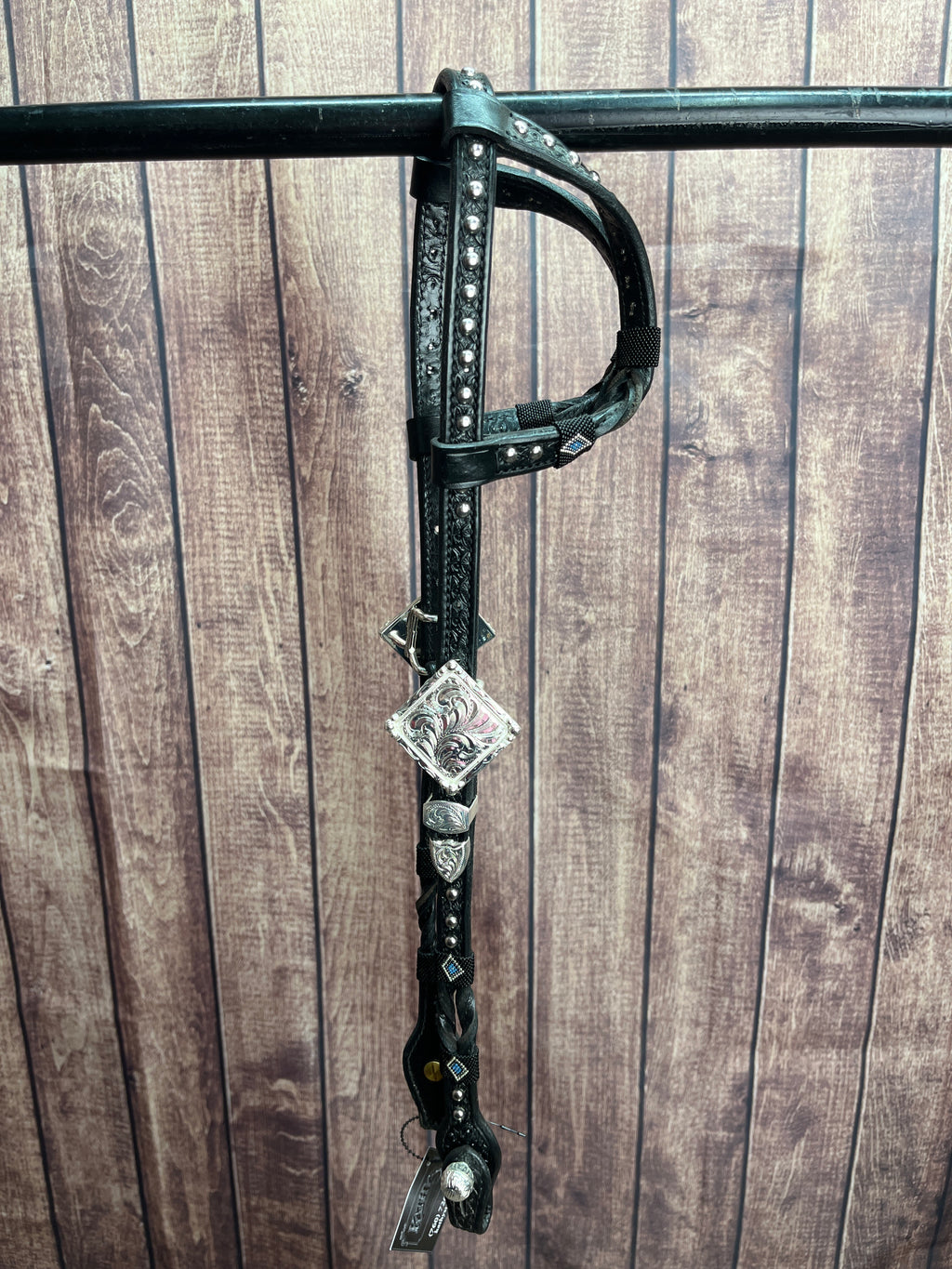 Santana Beaded Headstall #134