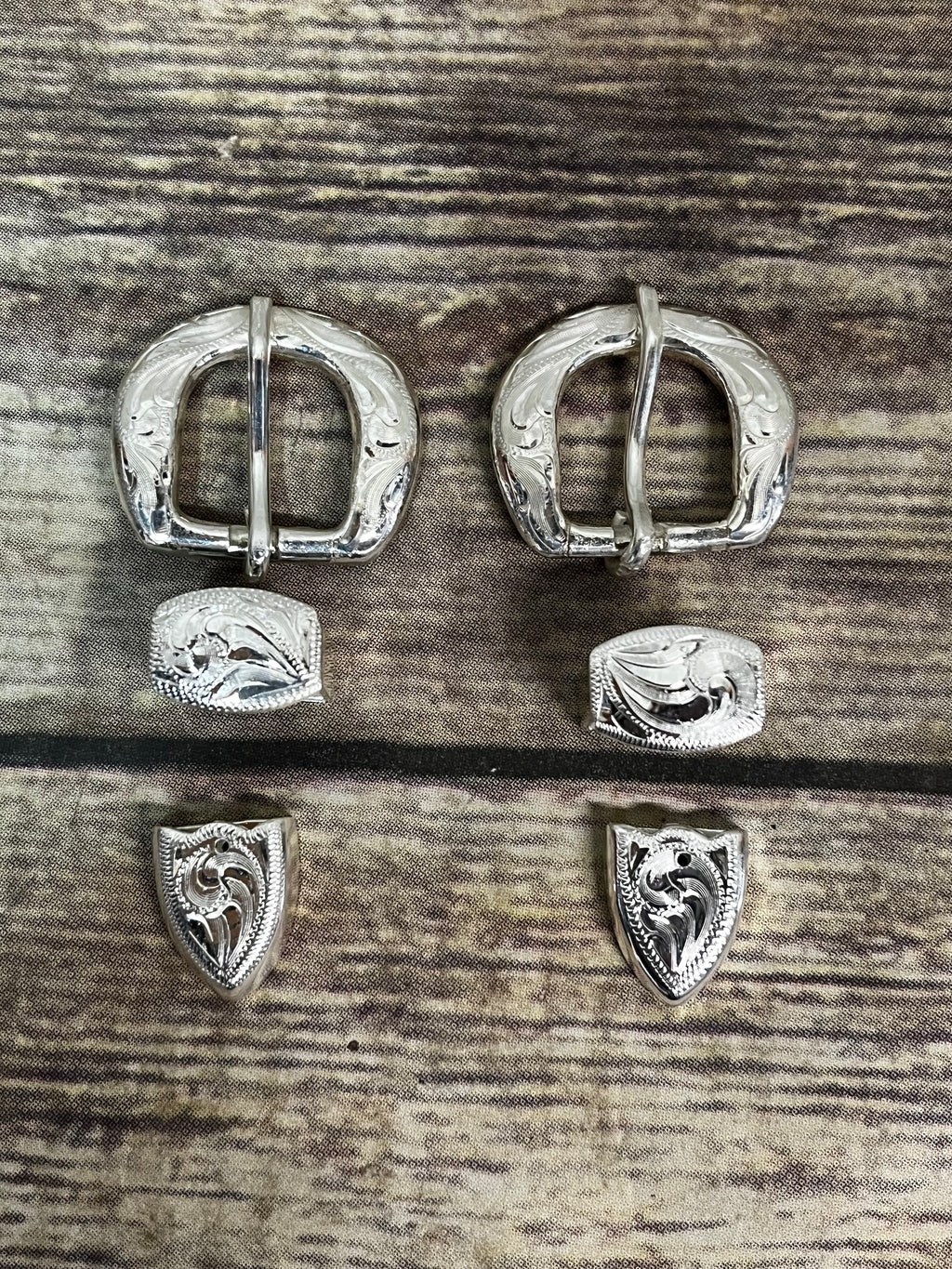 Cast Buckles 3/4" Sterling Overlay
