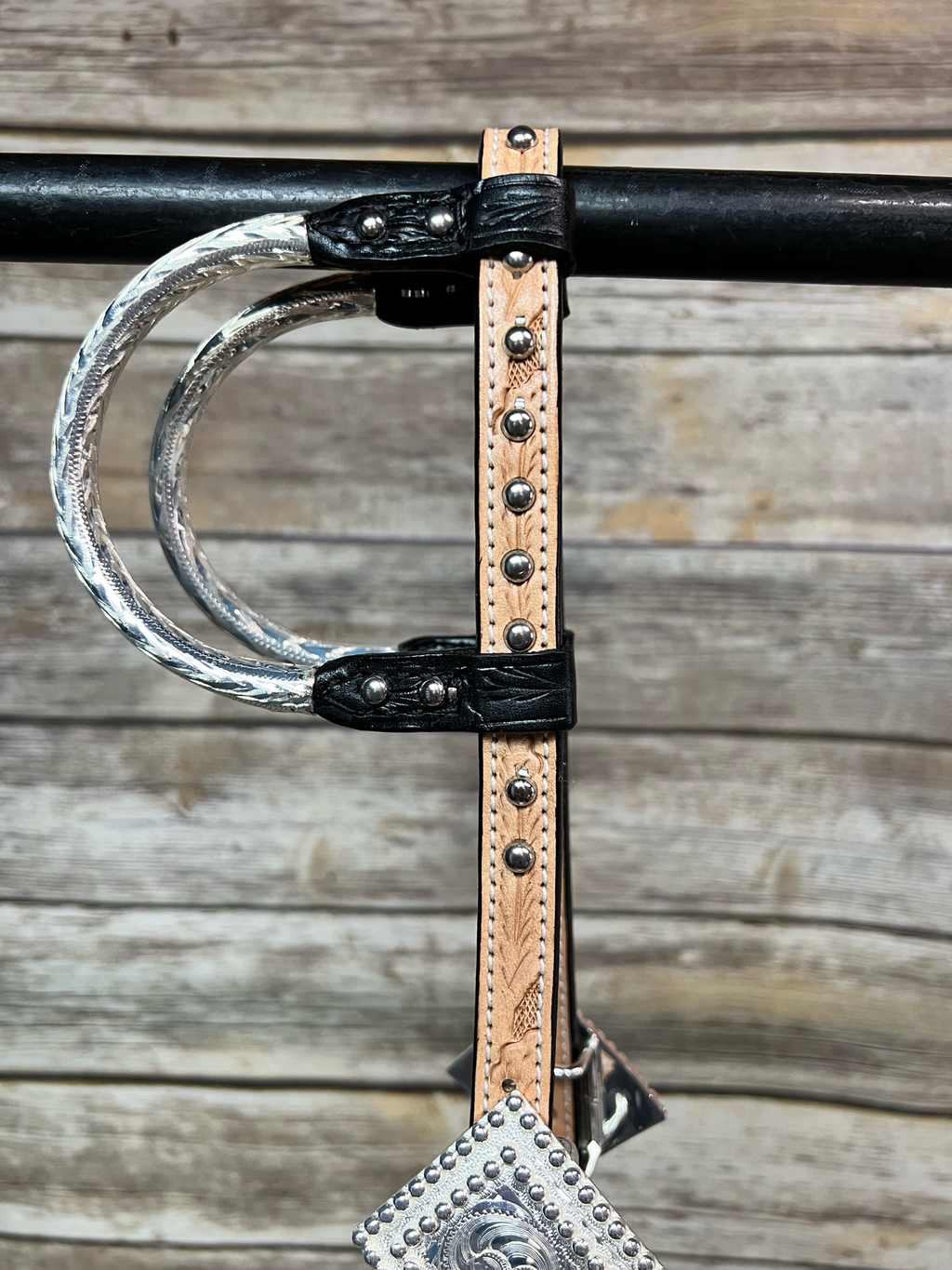 Santana Two Tone Twisted Headstall #22