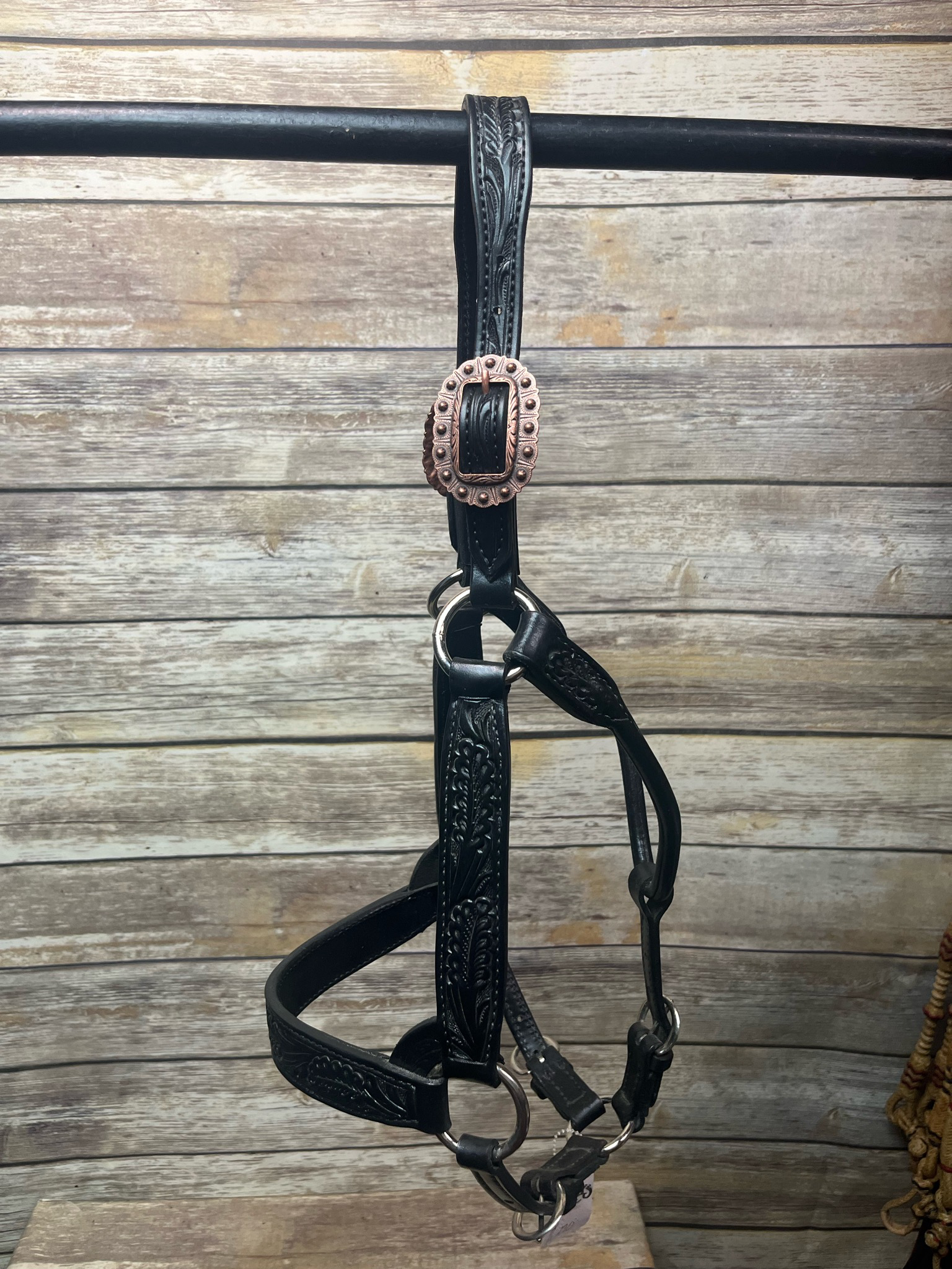Tooled Leather Halter