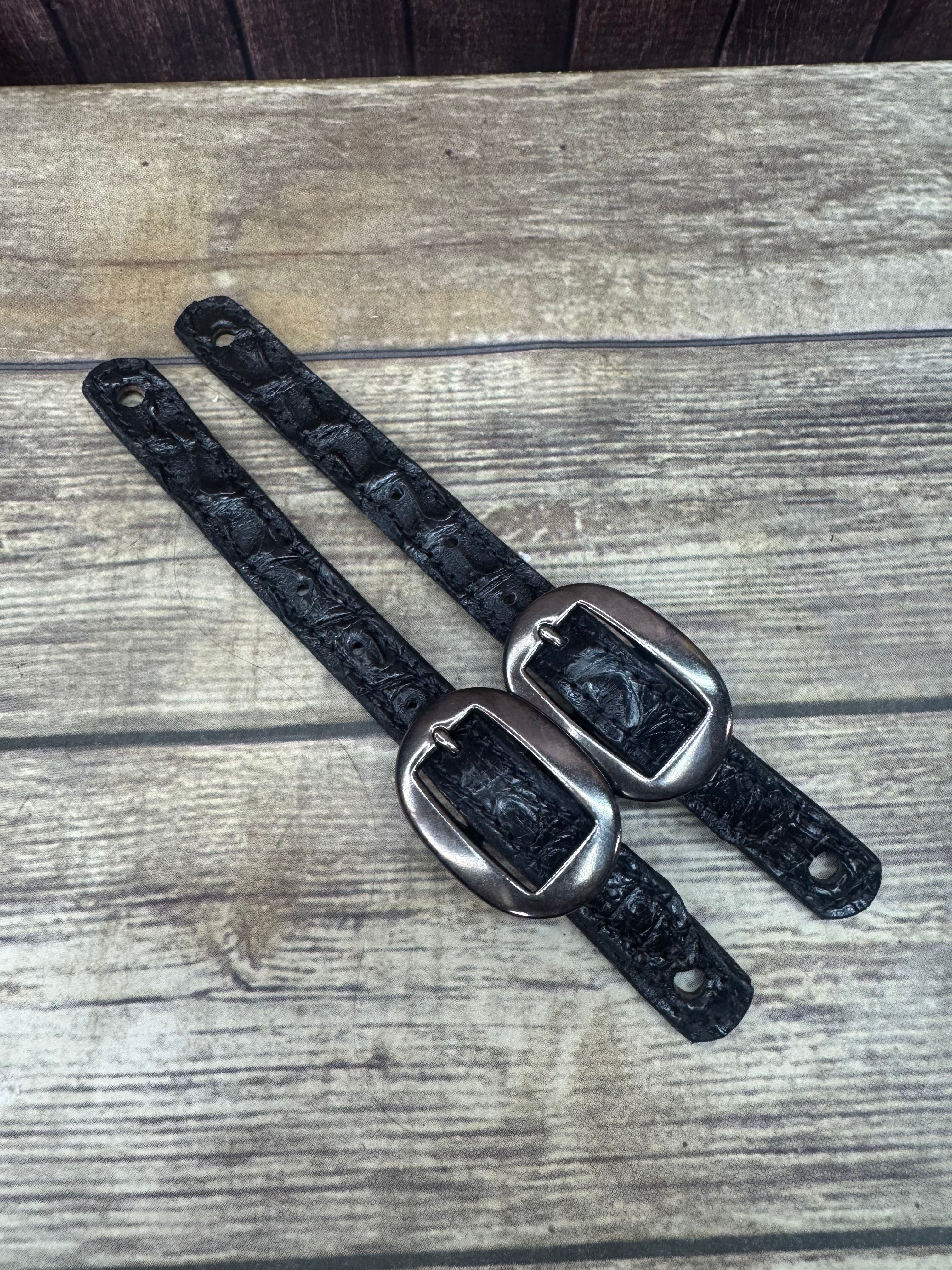 caiman leather