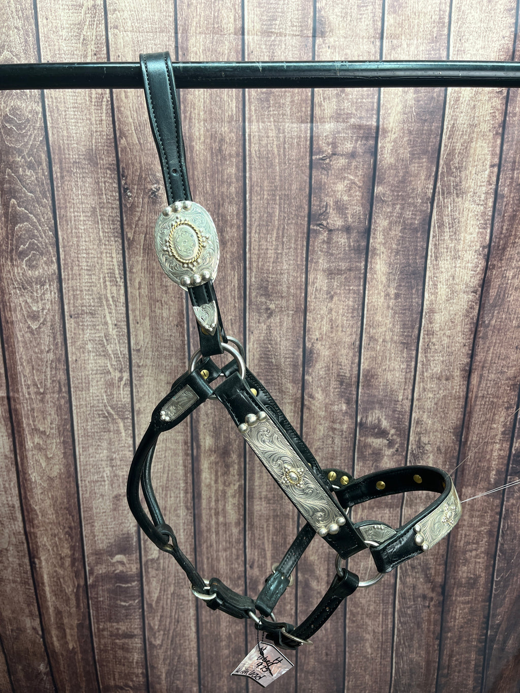 Used Sterling Overlay Horse Halter W/ Lead