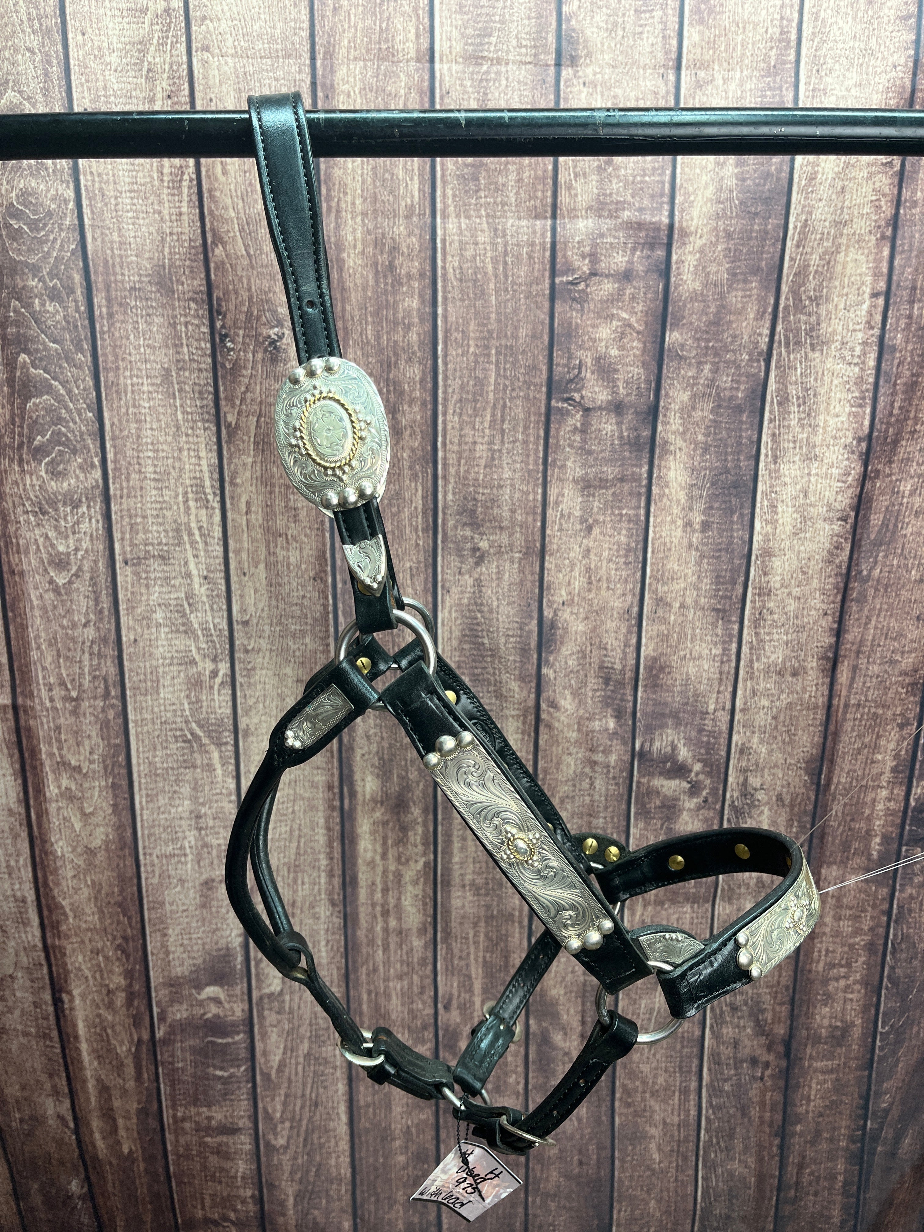 Used Sterling Overlay Horse Halter W/ Lead