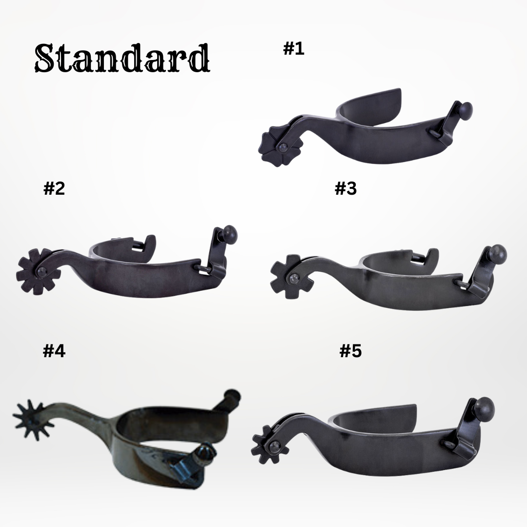 Custom Black Spurs