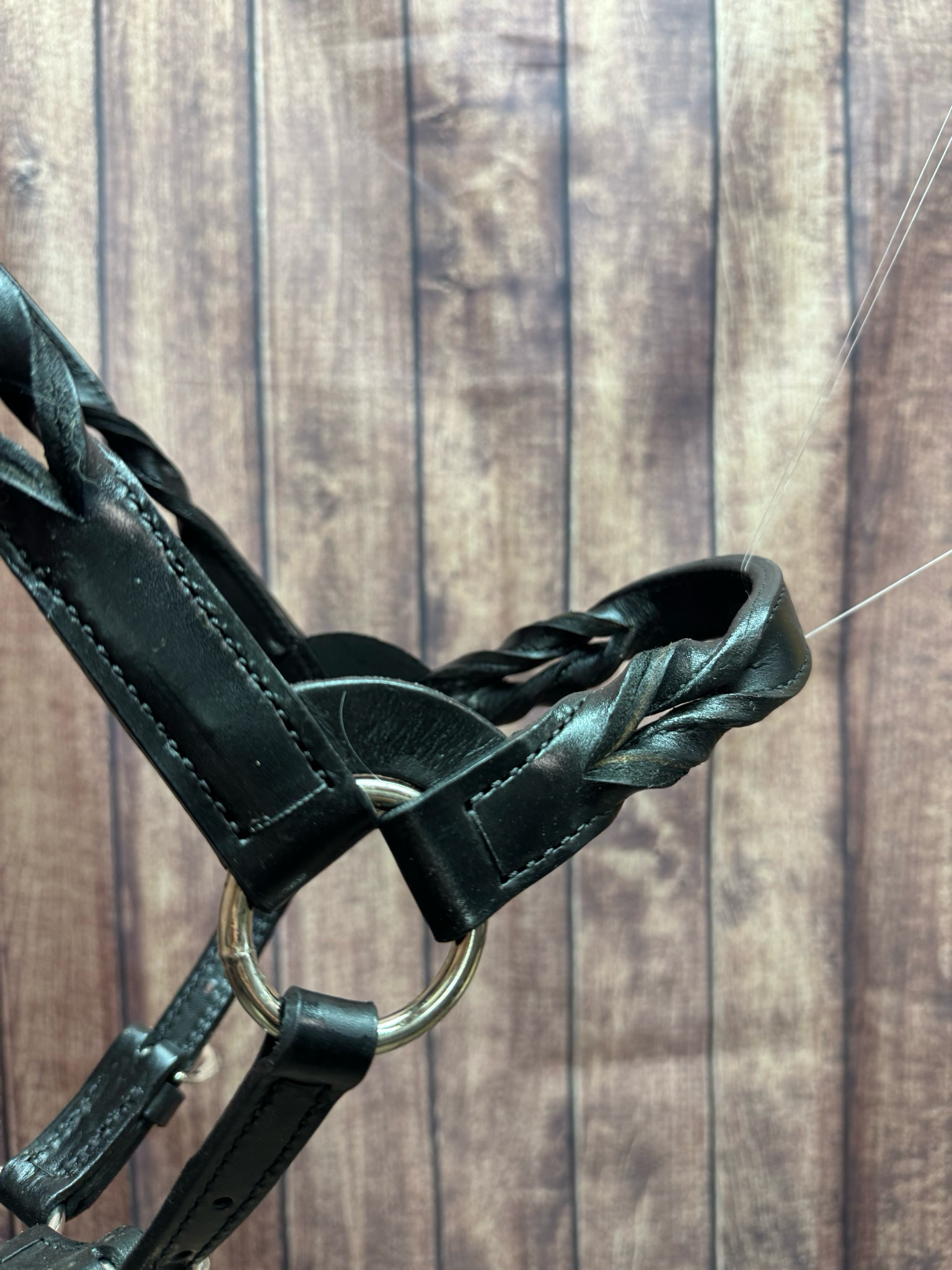 Twisted Leather Halter