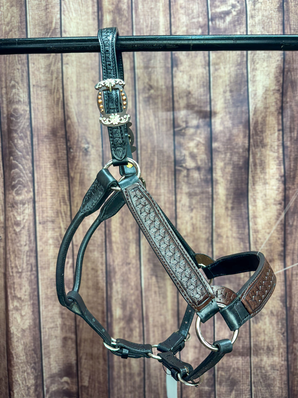 Duo Tone Leather Halter