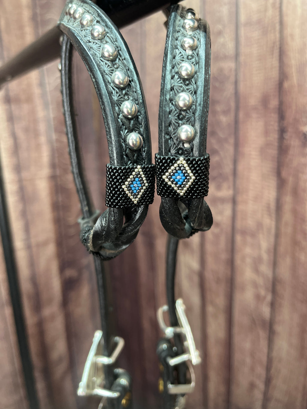 Santana Beaded Headstall #134
