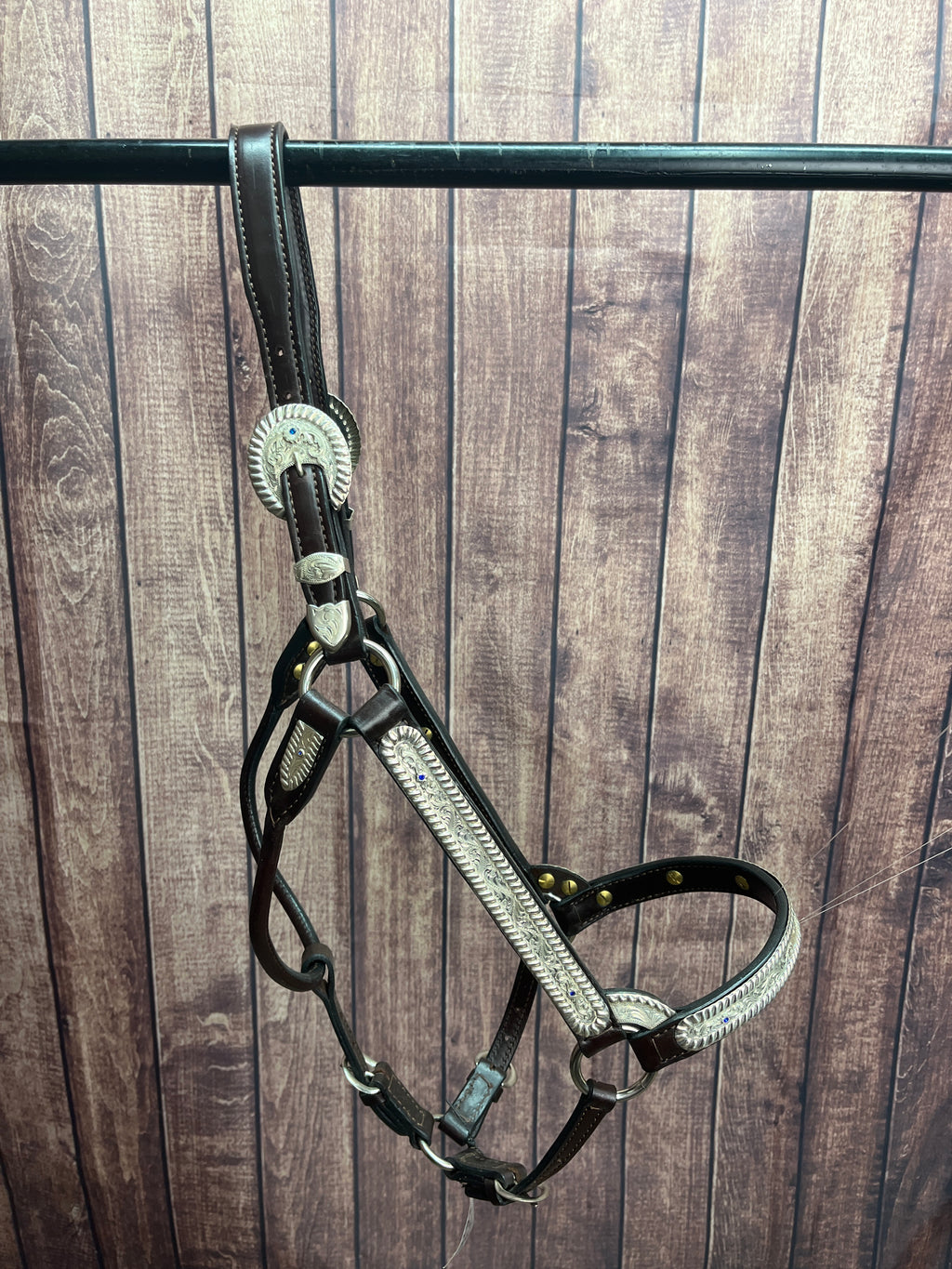 Sterling Overlay Lg Horse Halter #42