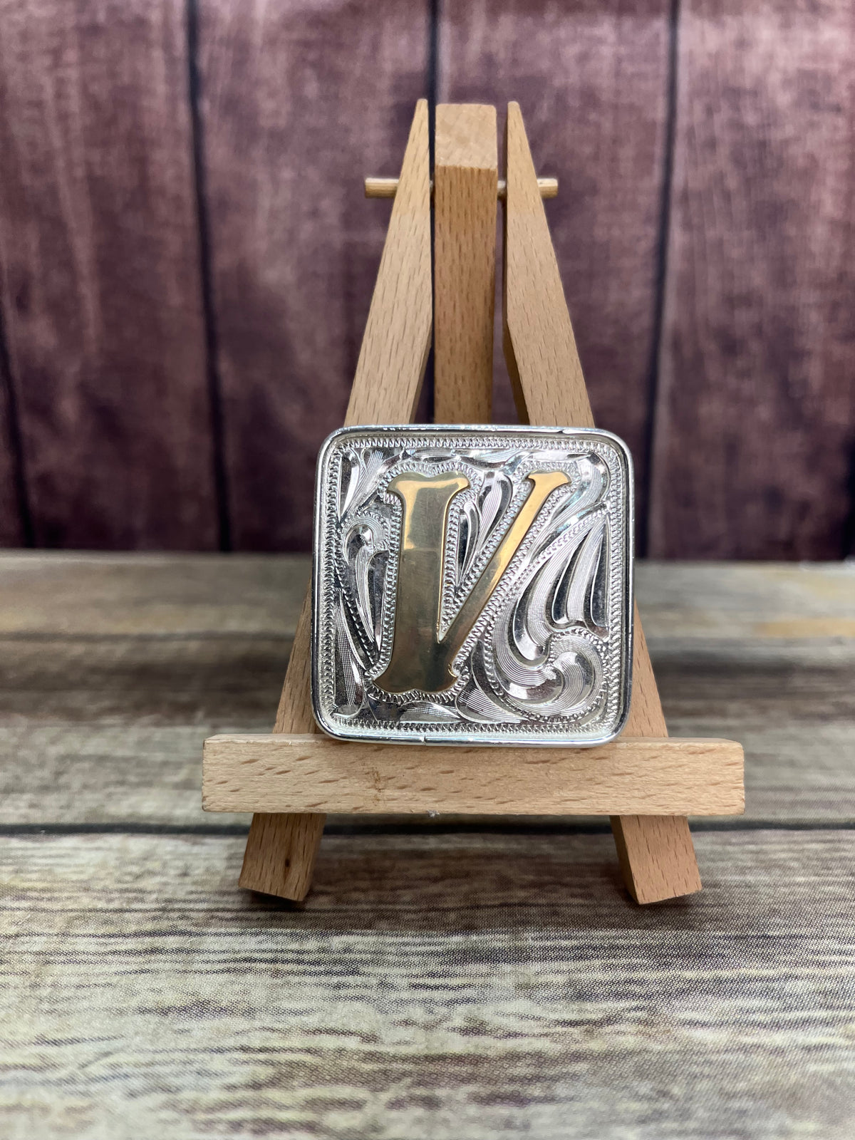 Letter V Buckles
