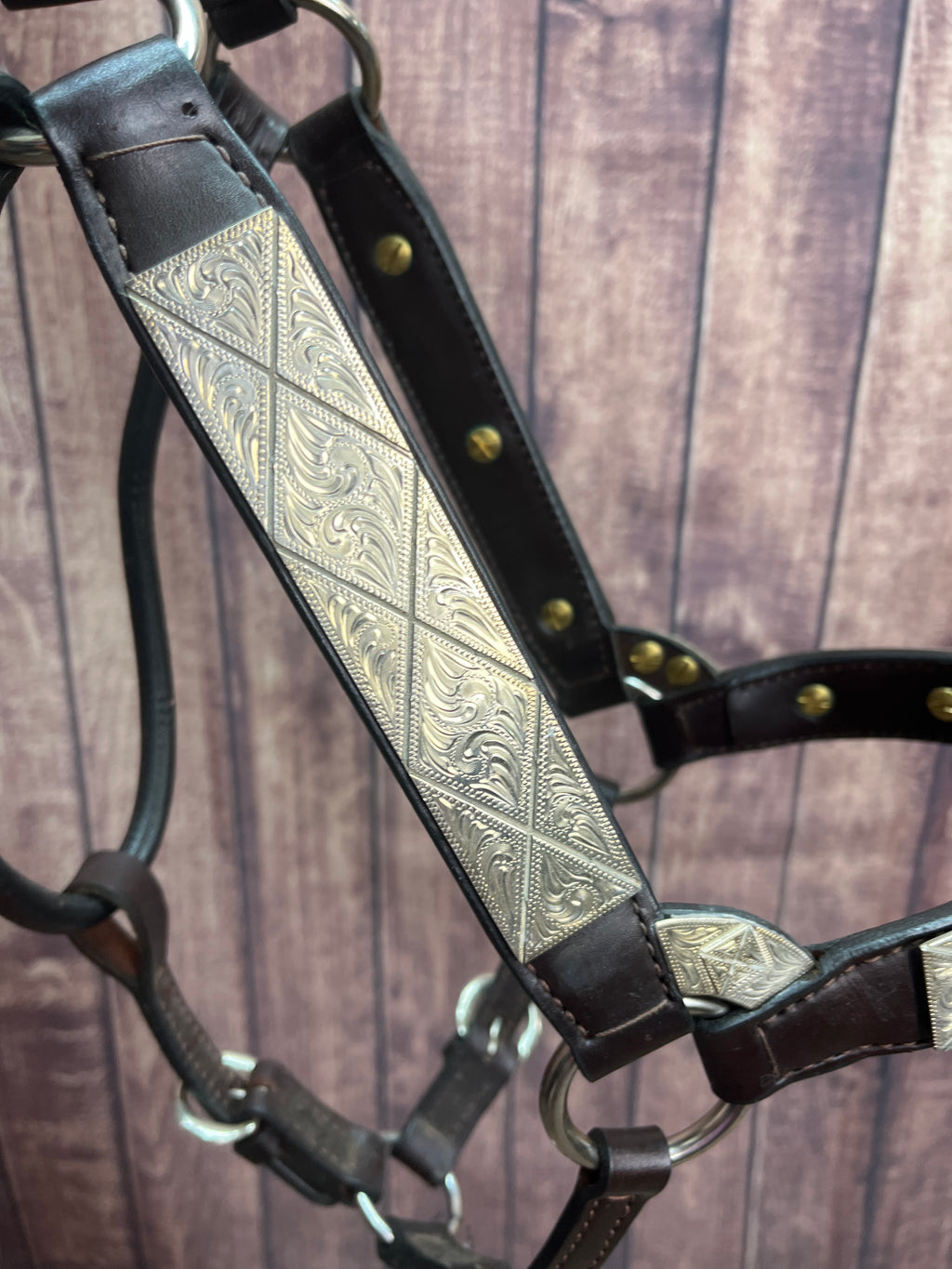 Sterling Overlay Horse Halter #49