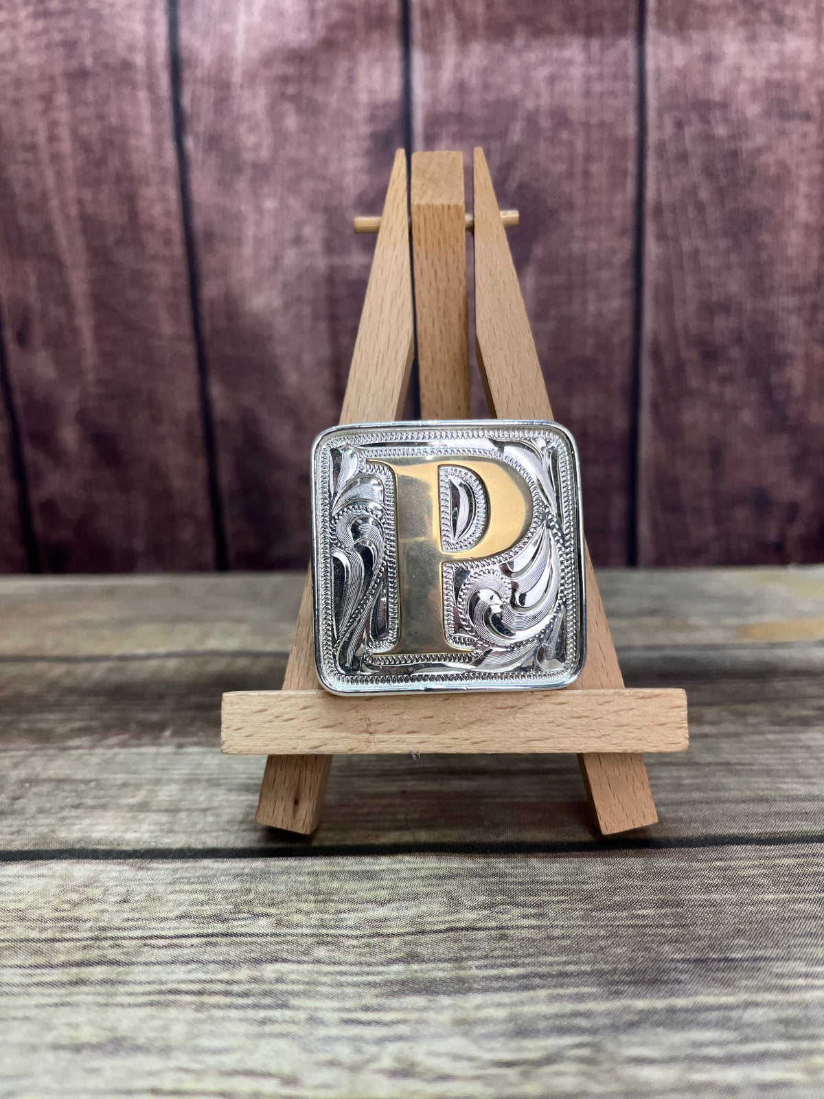 Letter P Buckles