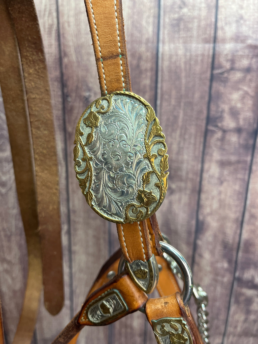 Broken Horn Weanling Halter W/ Lead