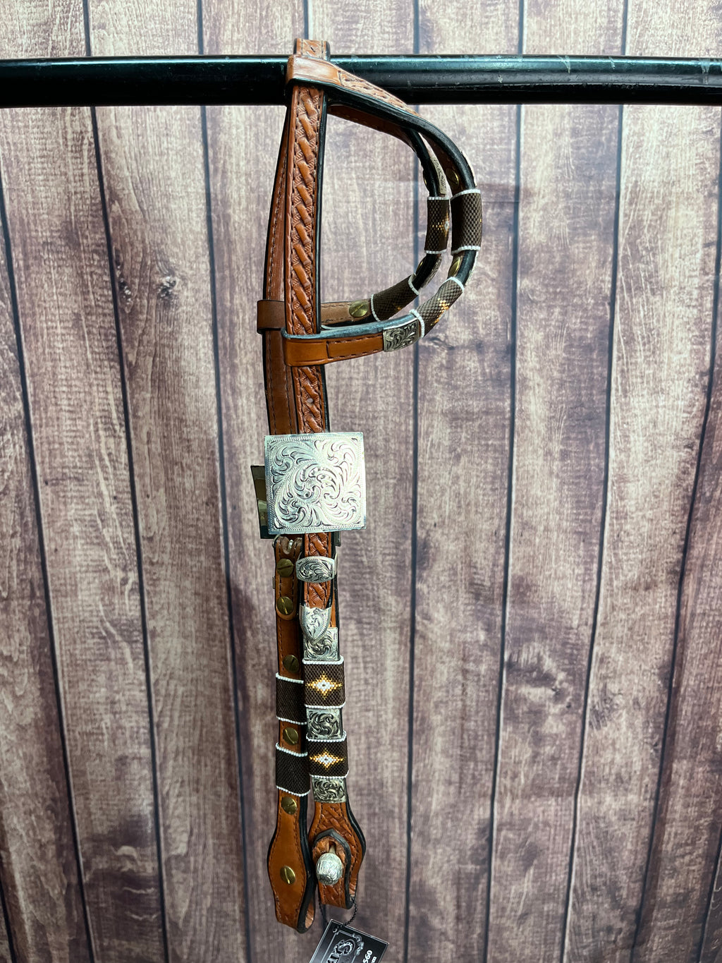 Santana Beaded Headstall #77