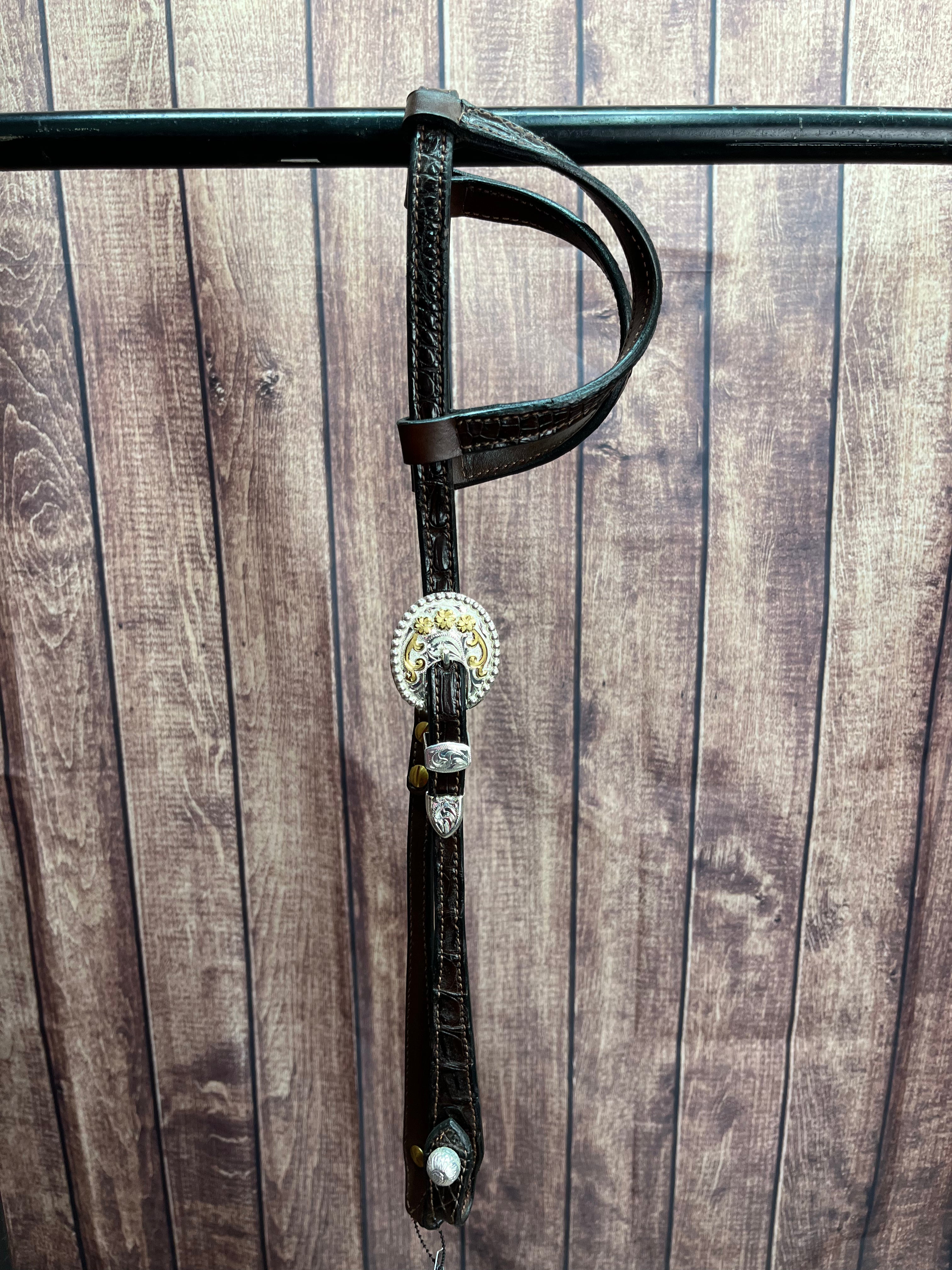 Santana Caiman Headstall #98
