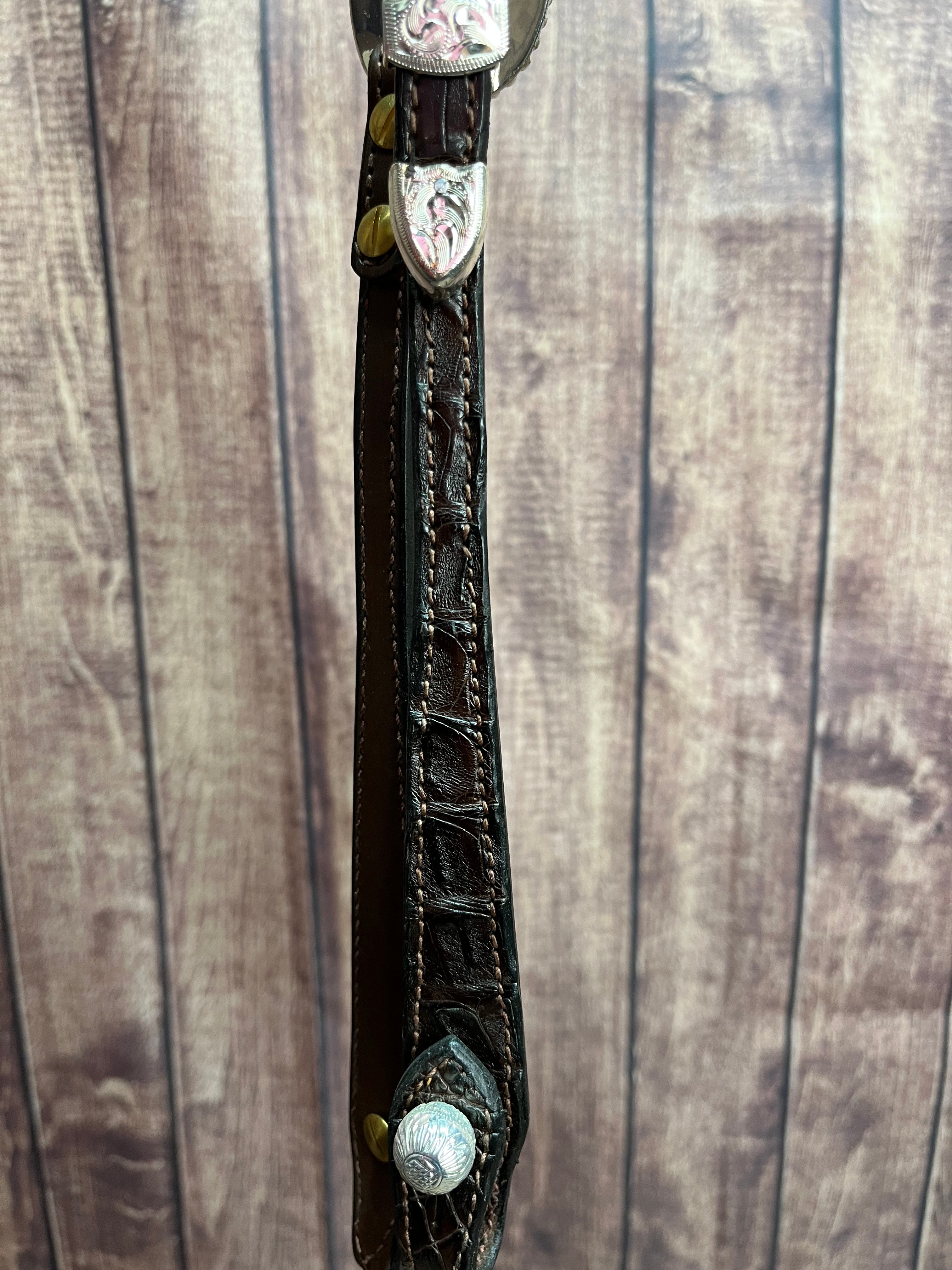 Santana Caiman Headstall #98