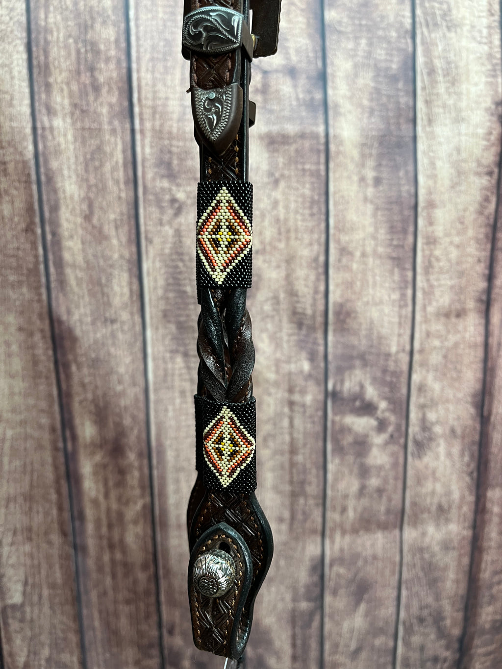 Santana Beaded Headstall #111