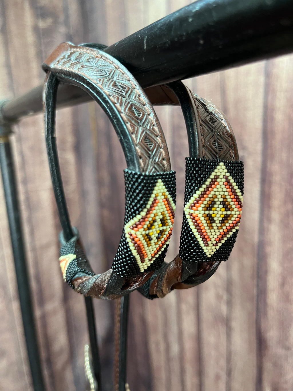 Santana Beaded Headstall #111