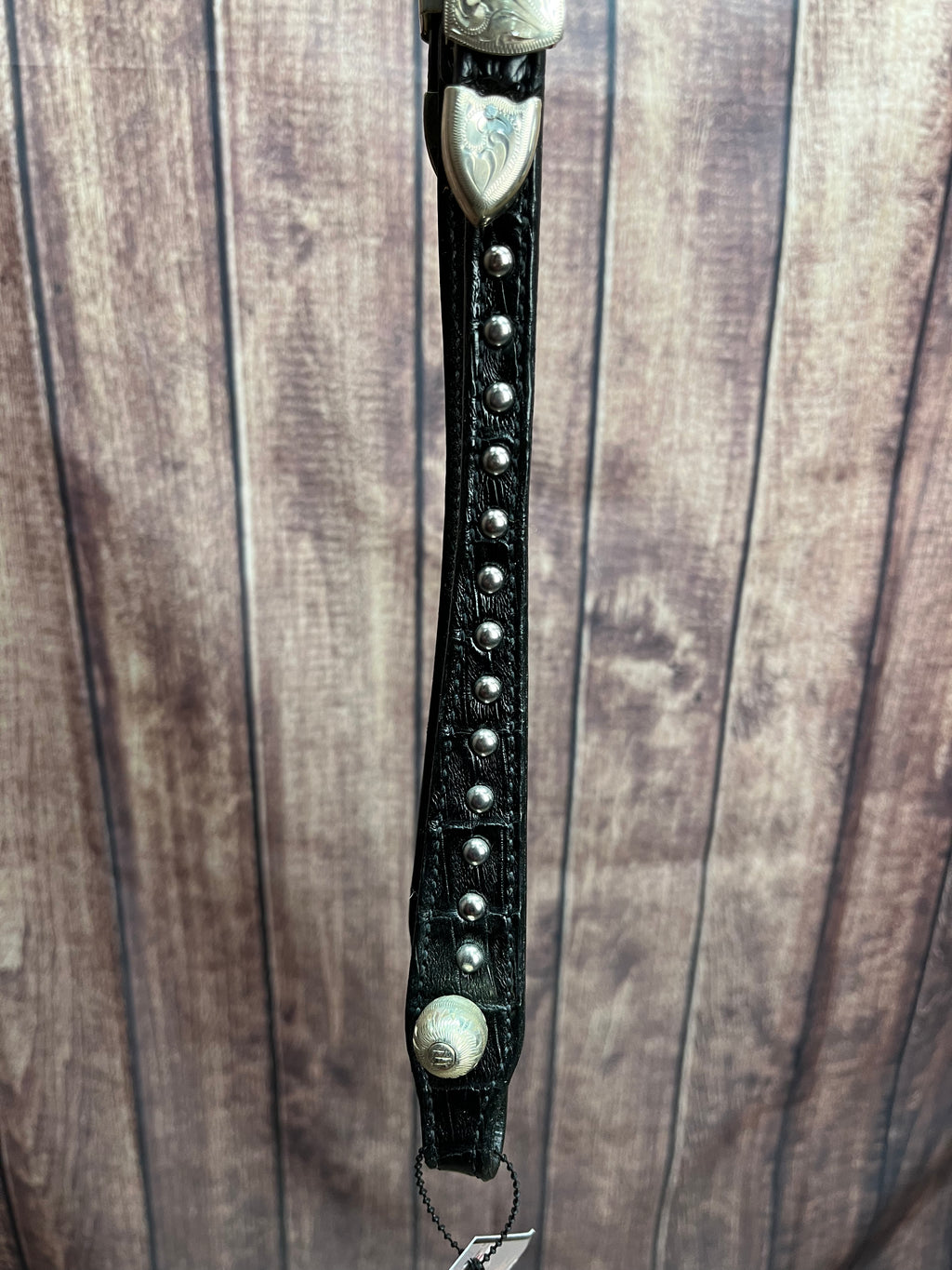 Sterling Overlay Caiman Headstall #113