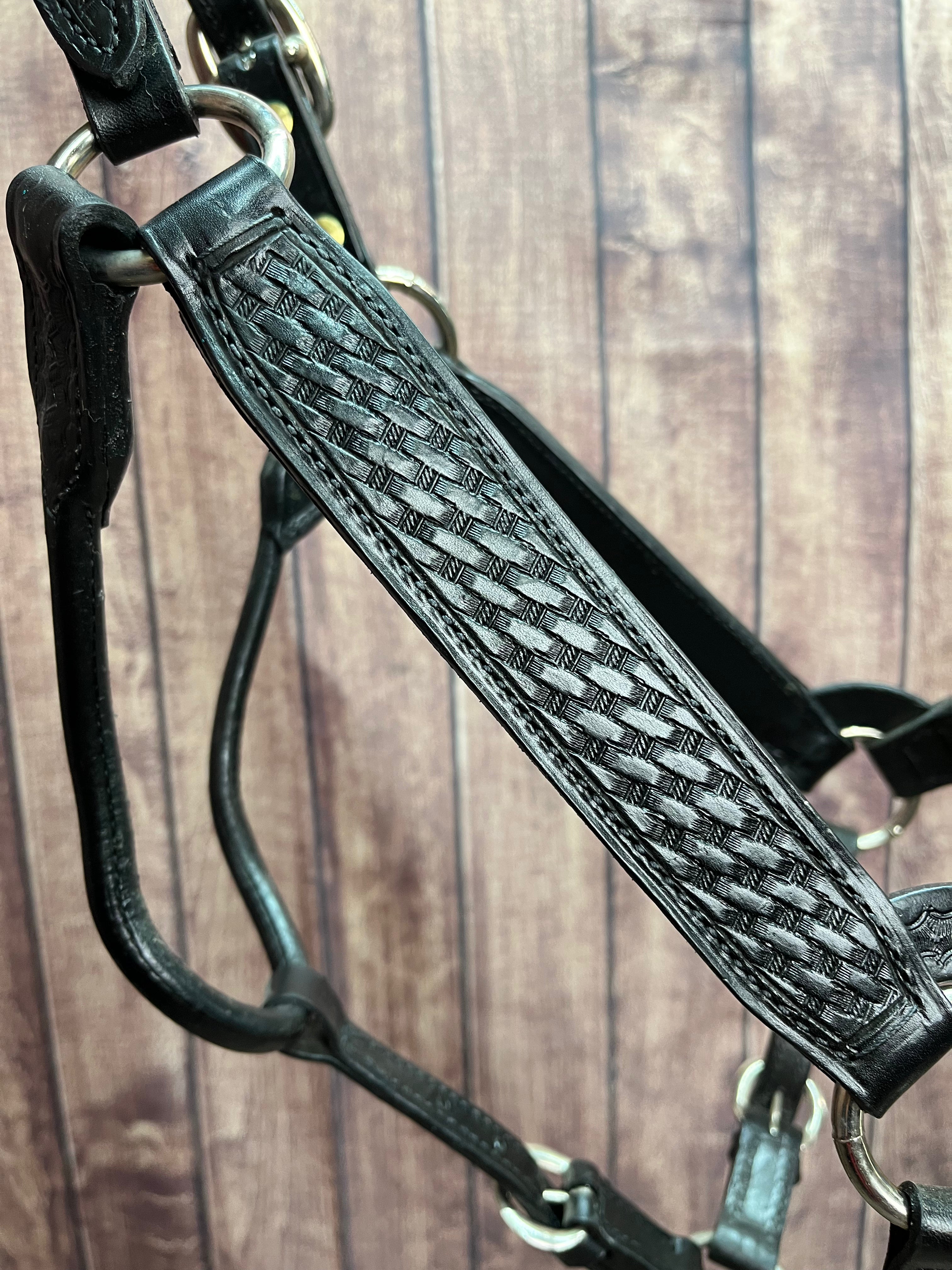 Tooled Halter #3 Horse