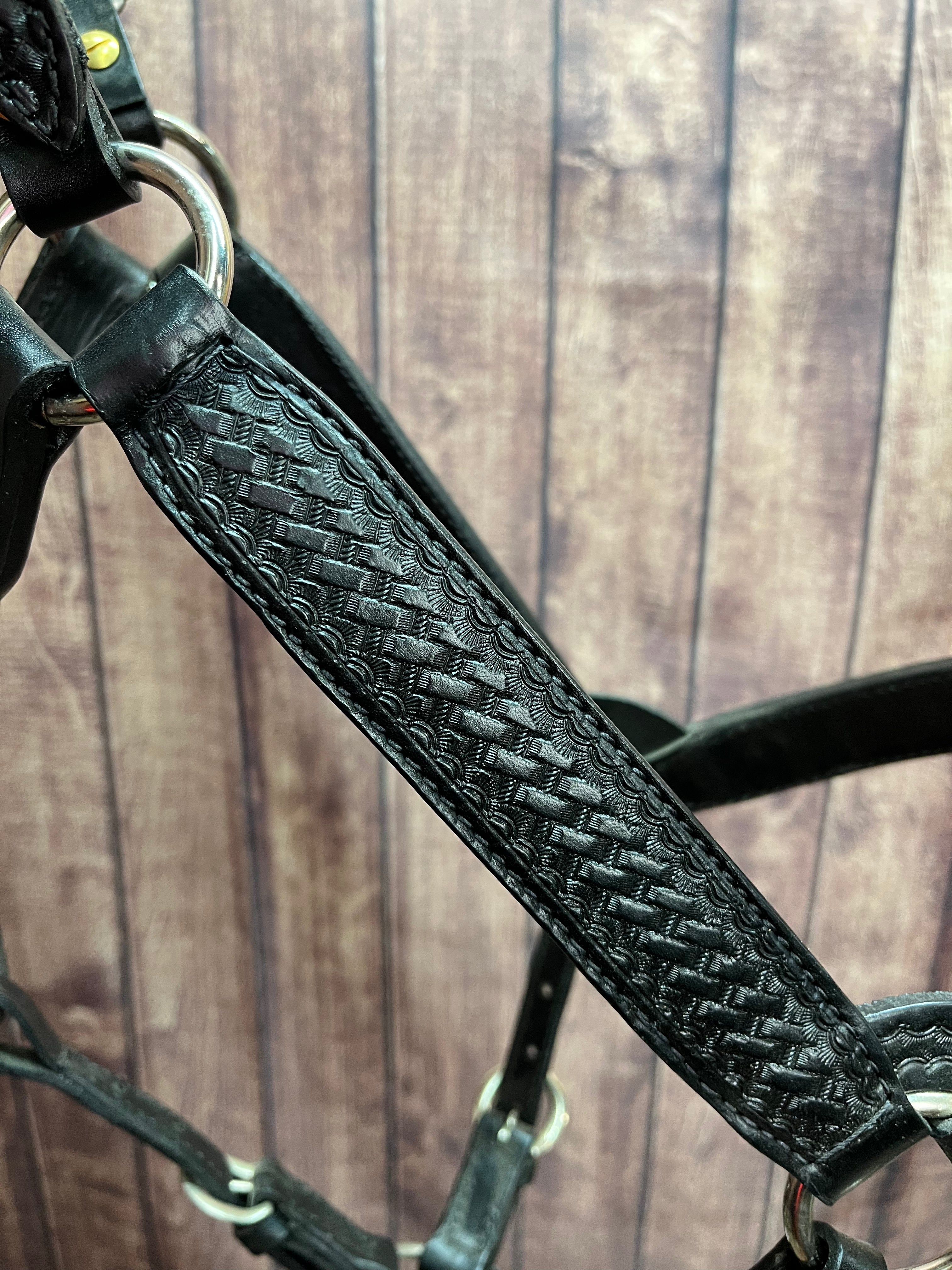 Tooled Halter #5 Horse