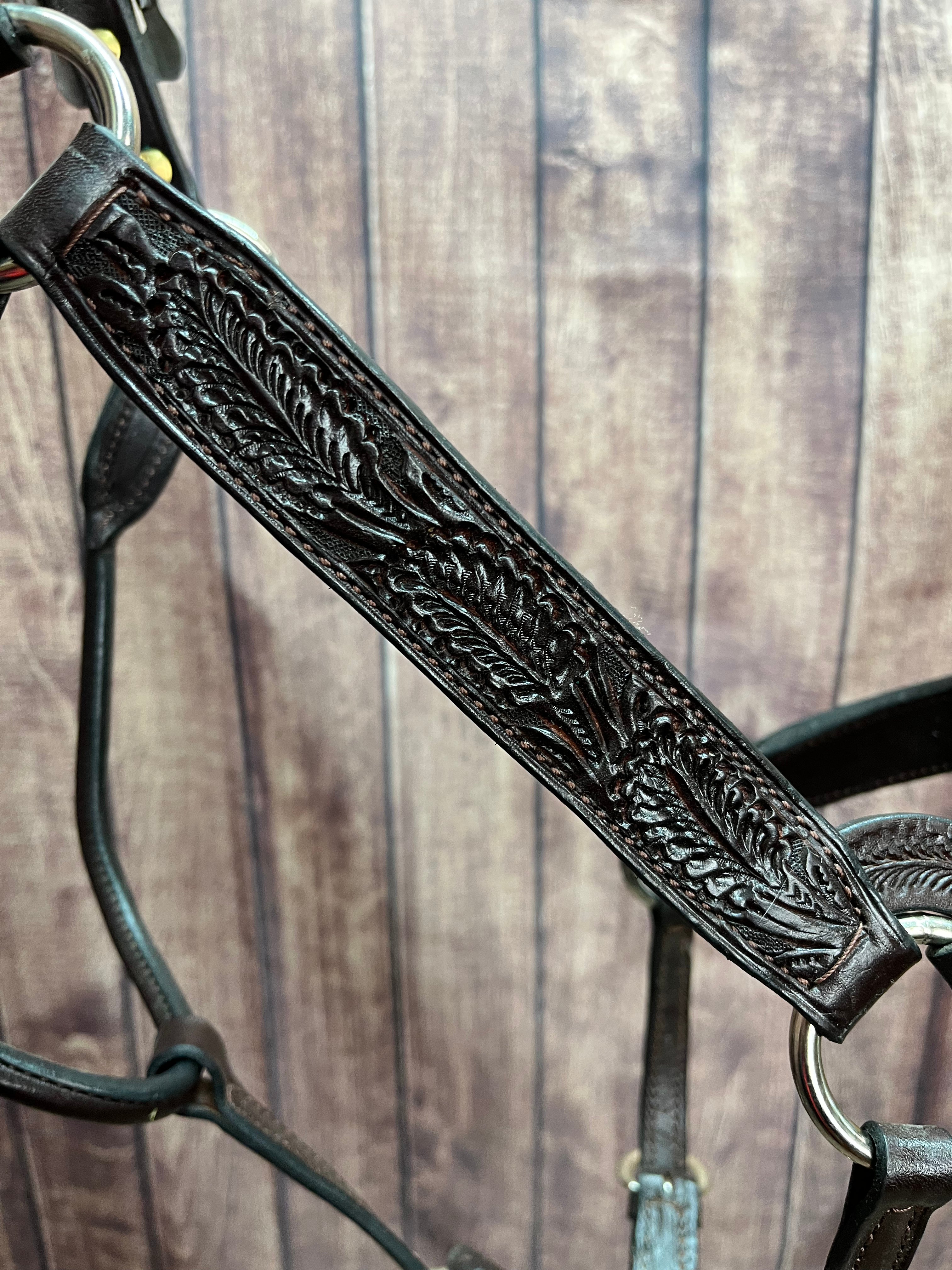 Tooled Halter #17 Horse