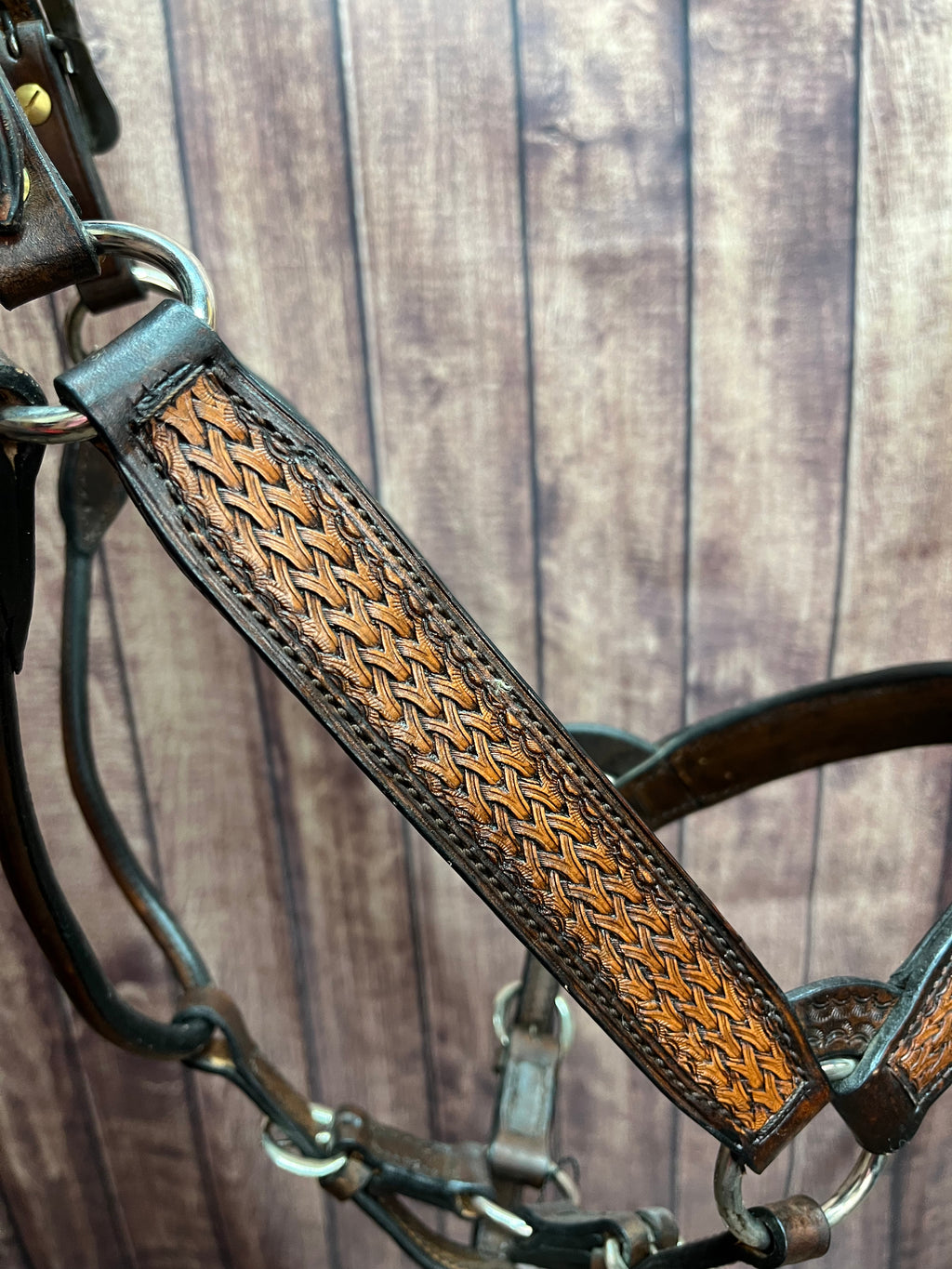 Tooled Halter #18 Horse