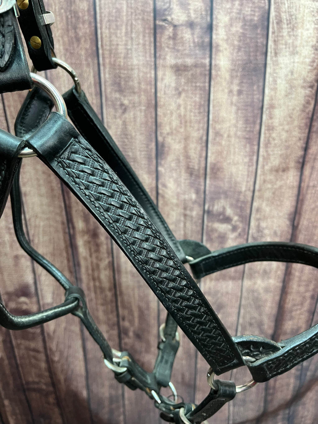 Tooled Halter #21 Lg Horse