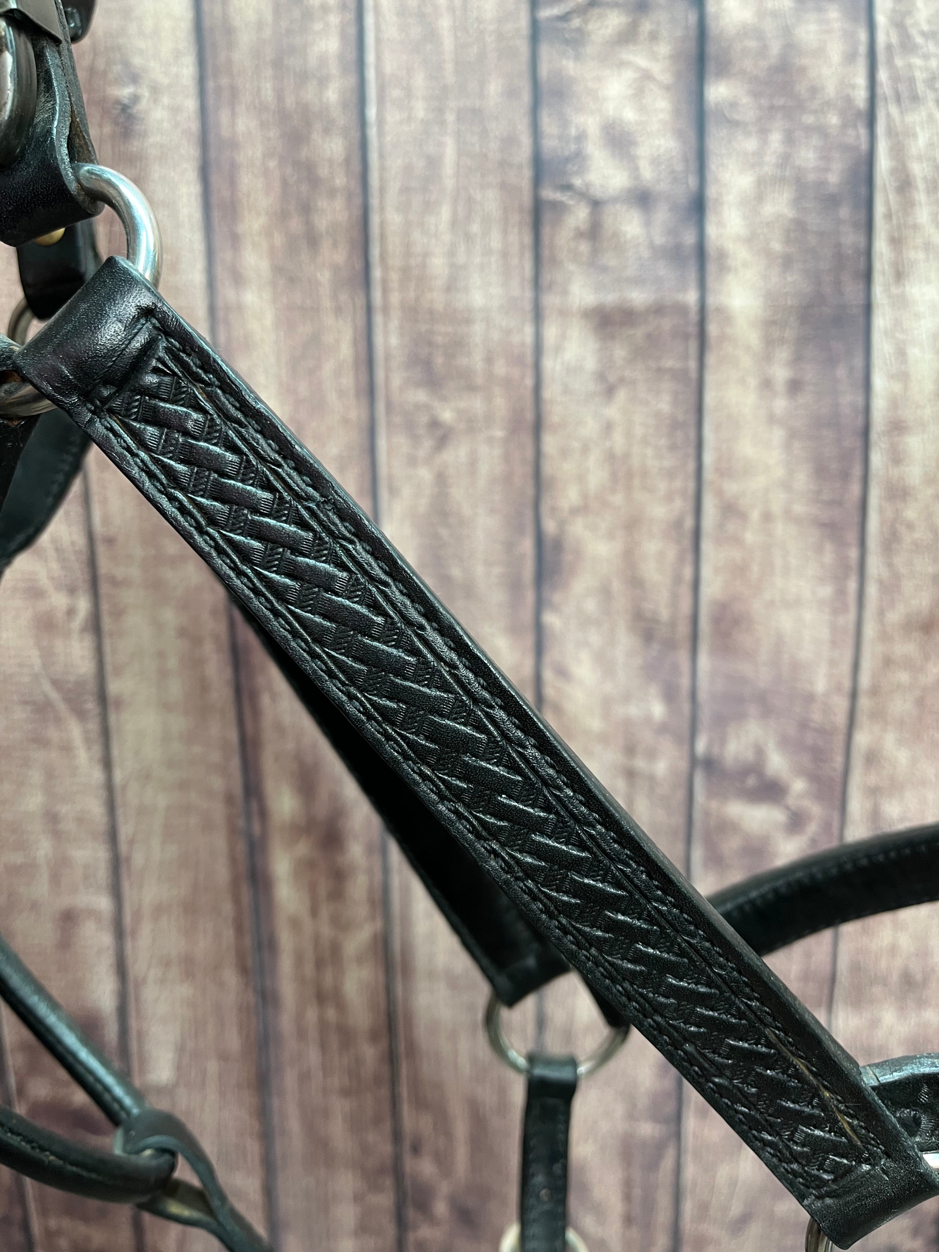 Tooled Halter #22 Lg Horse