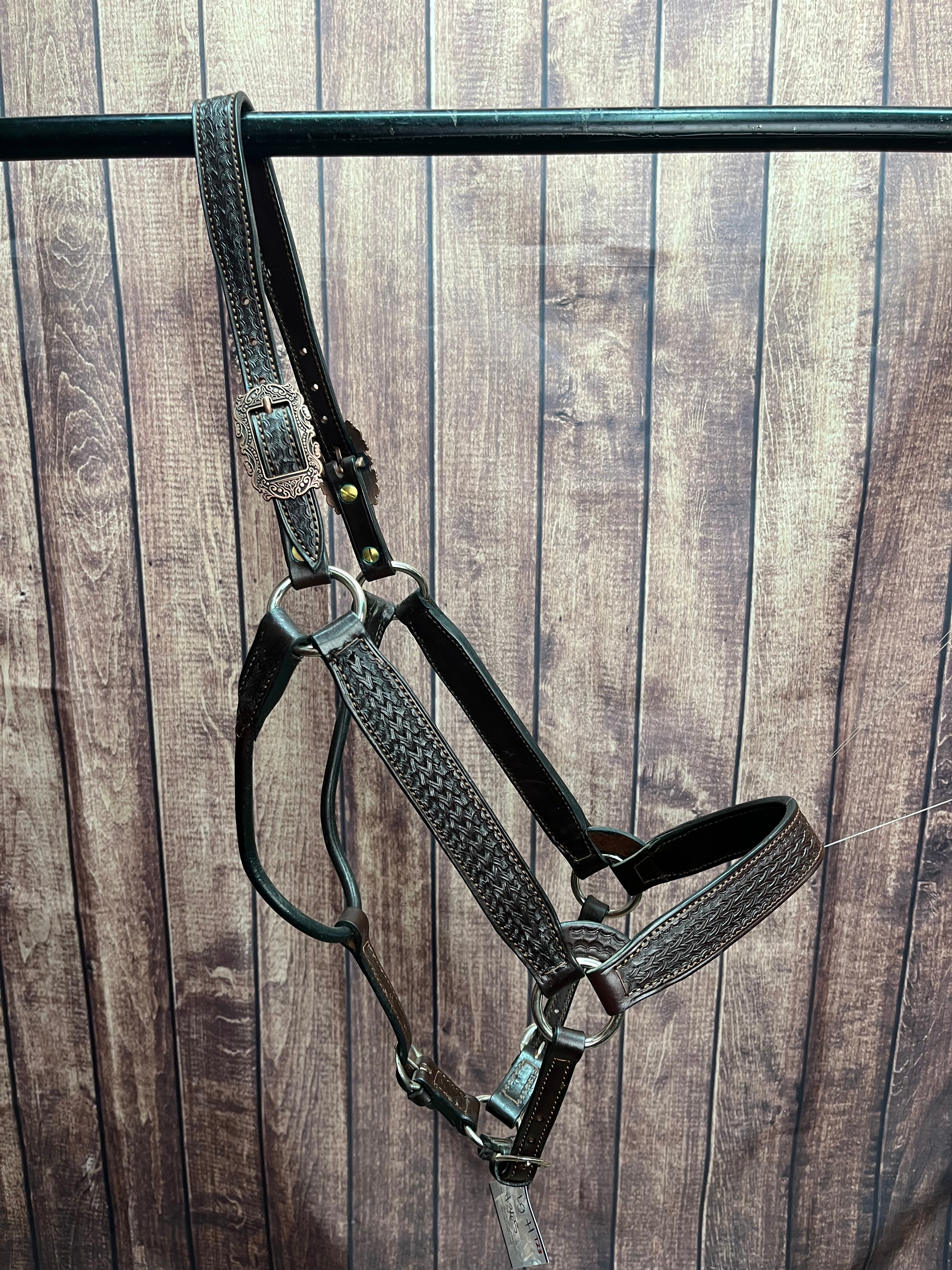 Tooled Halter #23 Lg Horse