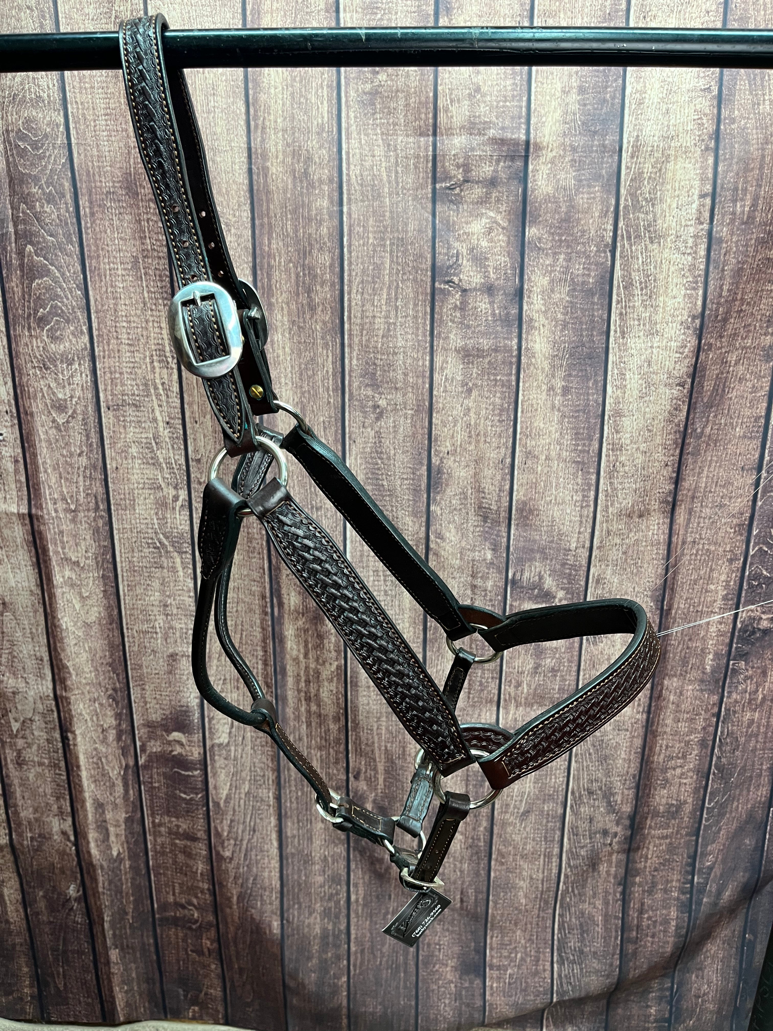 Tooled Halter #24 Lg Horse