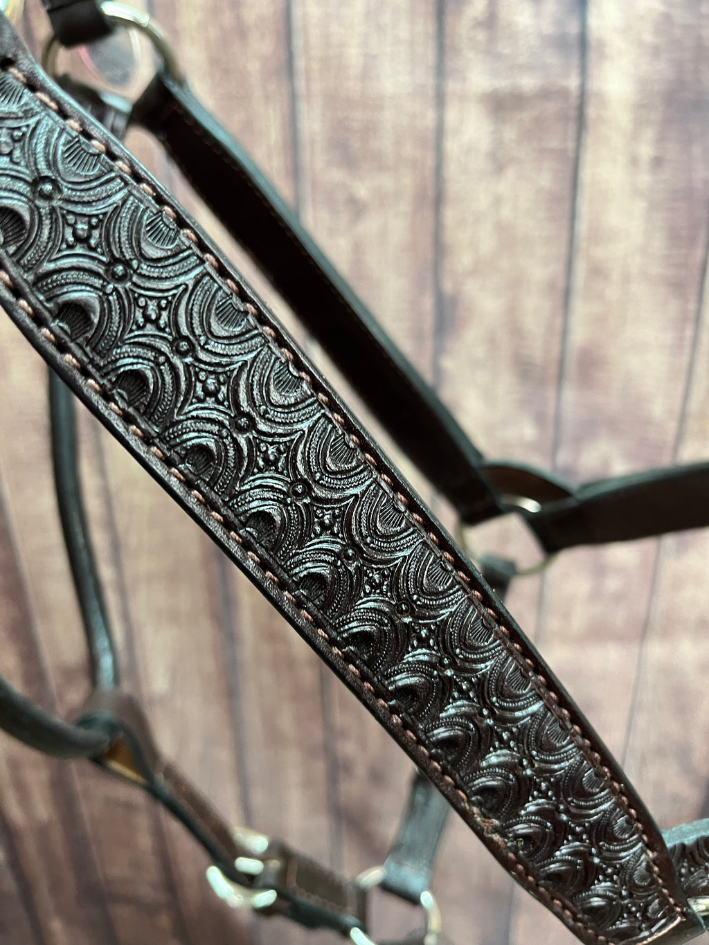 Tooled Halter #25 Lg Horse