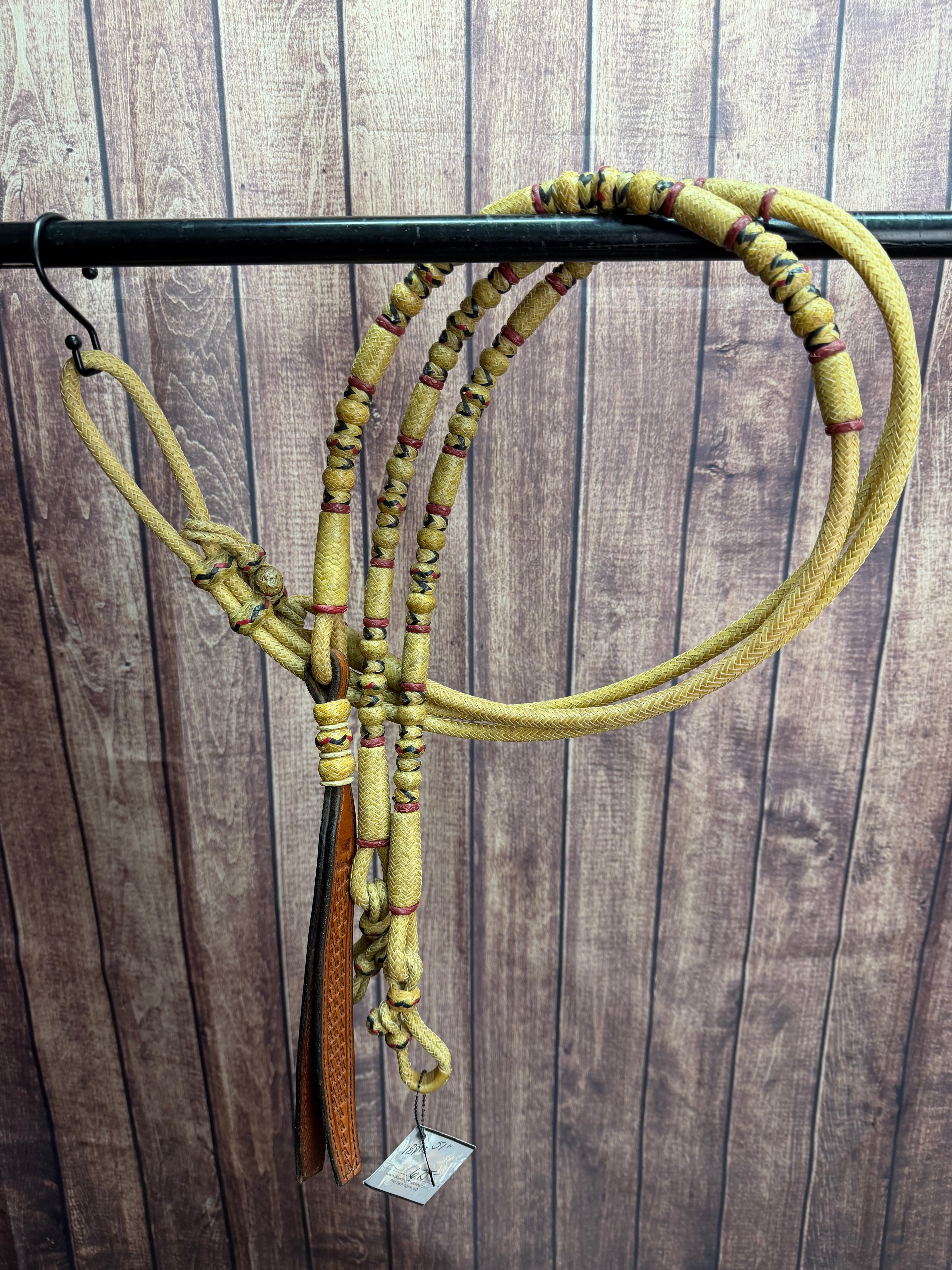 Rommel Reins Nat/blk/red