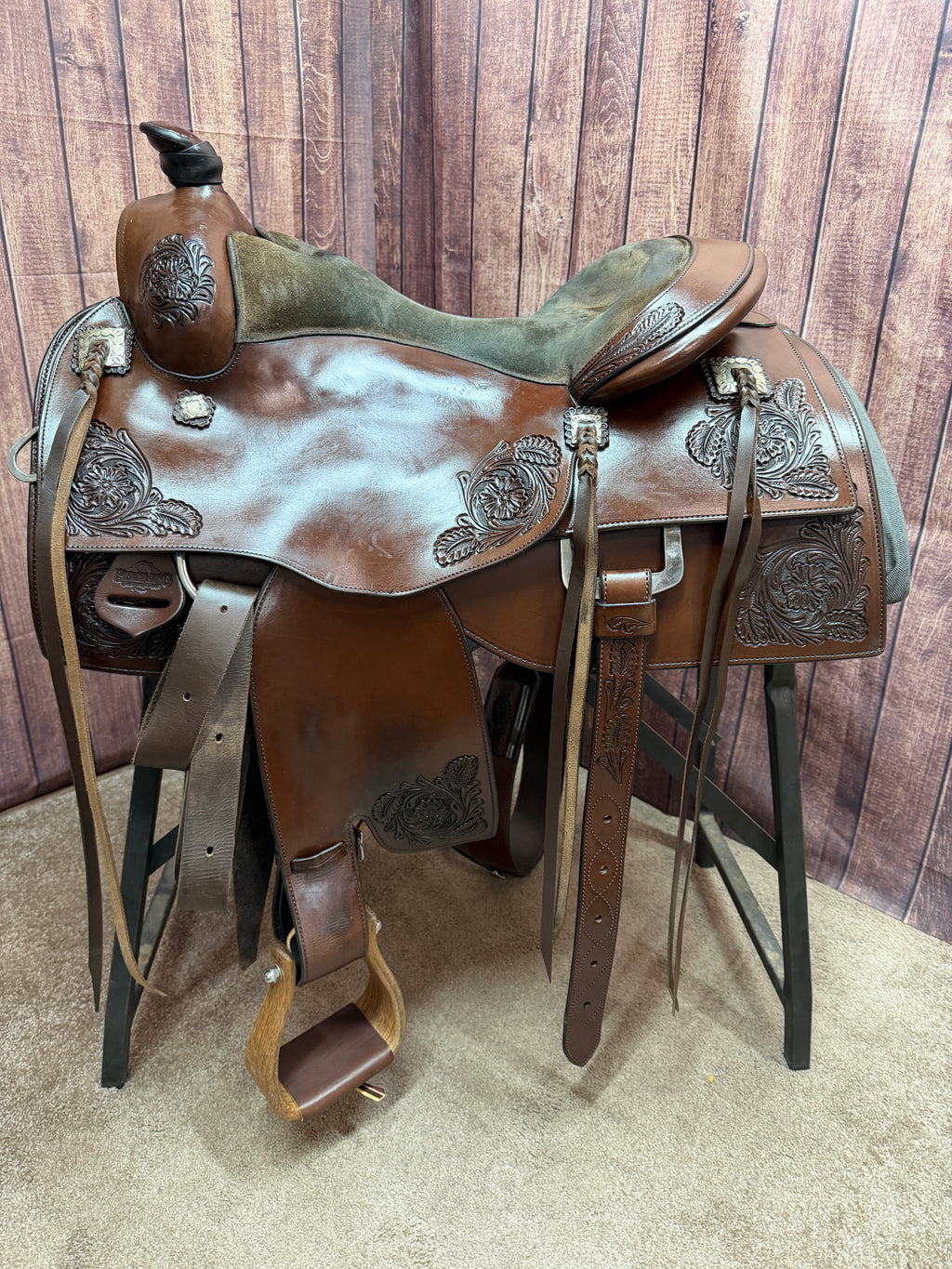 Sterling Custom Saddle Used - 16"