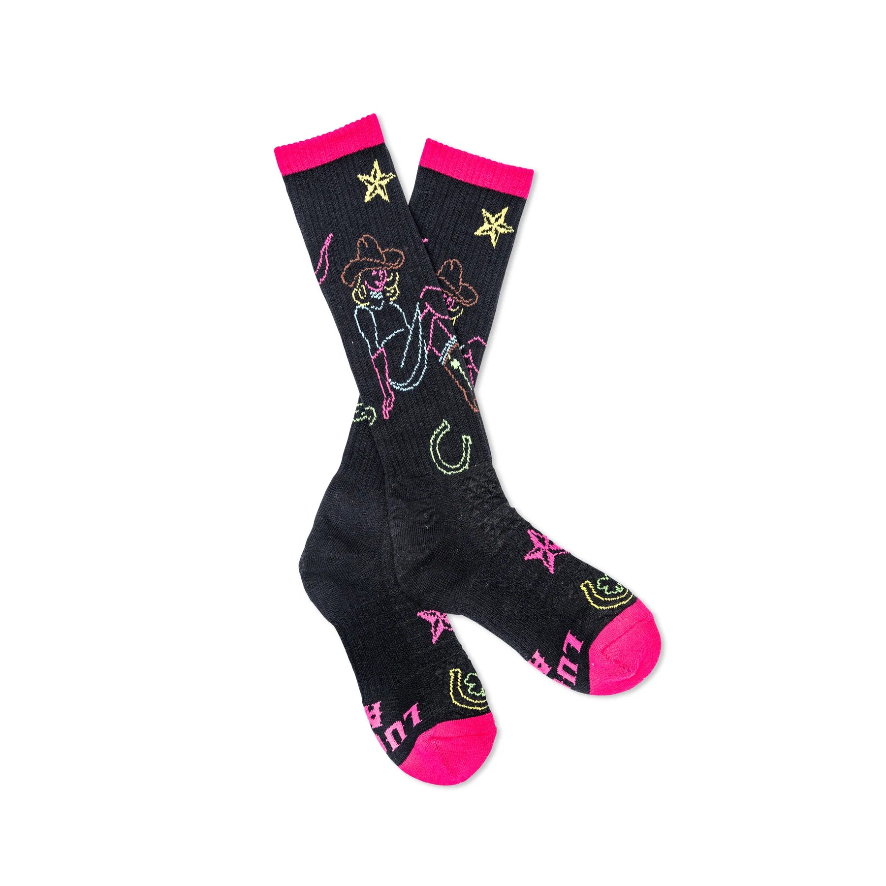 Lucky Chuck - Neon Cowgirl Black